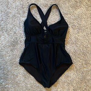 Adore Me One Piece Black Swimsuit